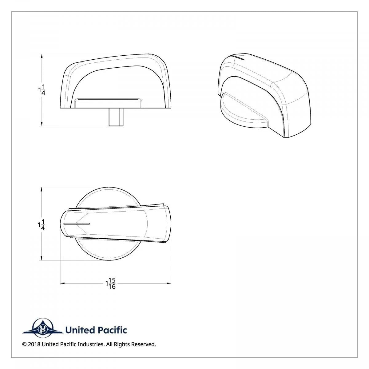 A/C Heater Knob for Freightliner Century Columbia Coronado (UP#41091)