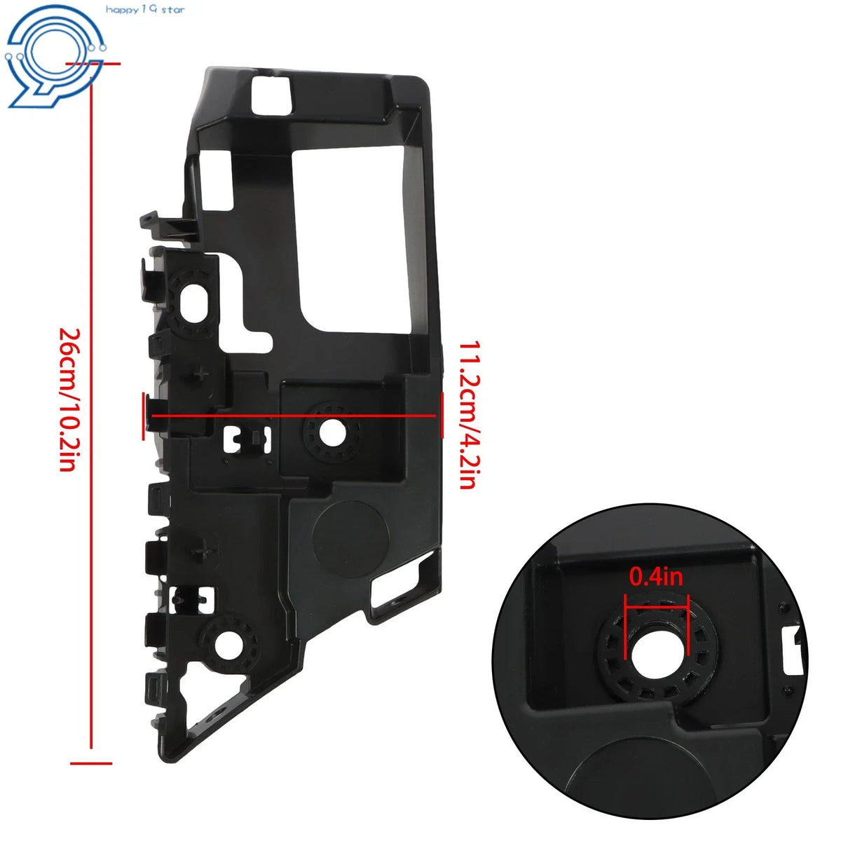 Set of 2 Bumper Reinforcement Brackets for Ford F150 (2021–2023)