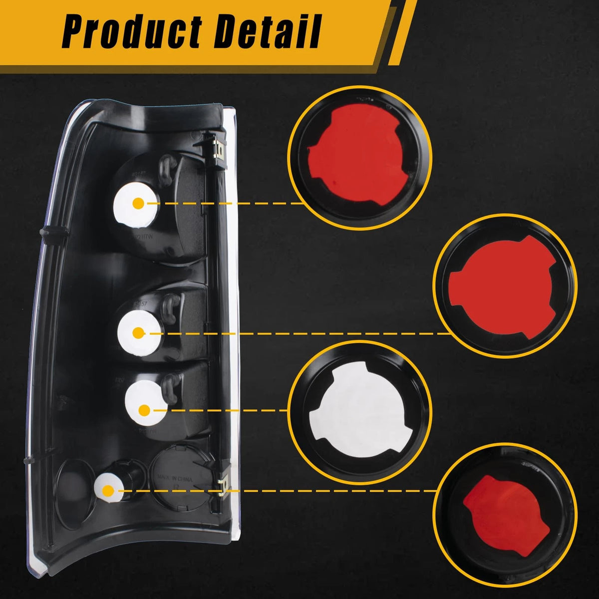 Tail Light for Chevy Silverado GMC Sierra (1999–2006)