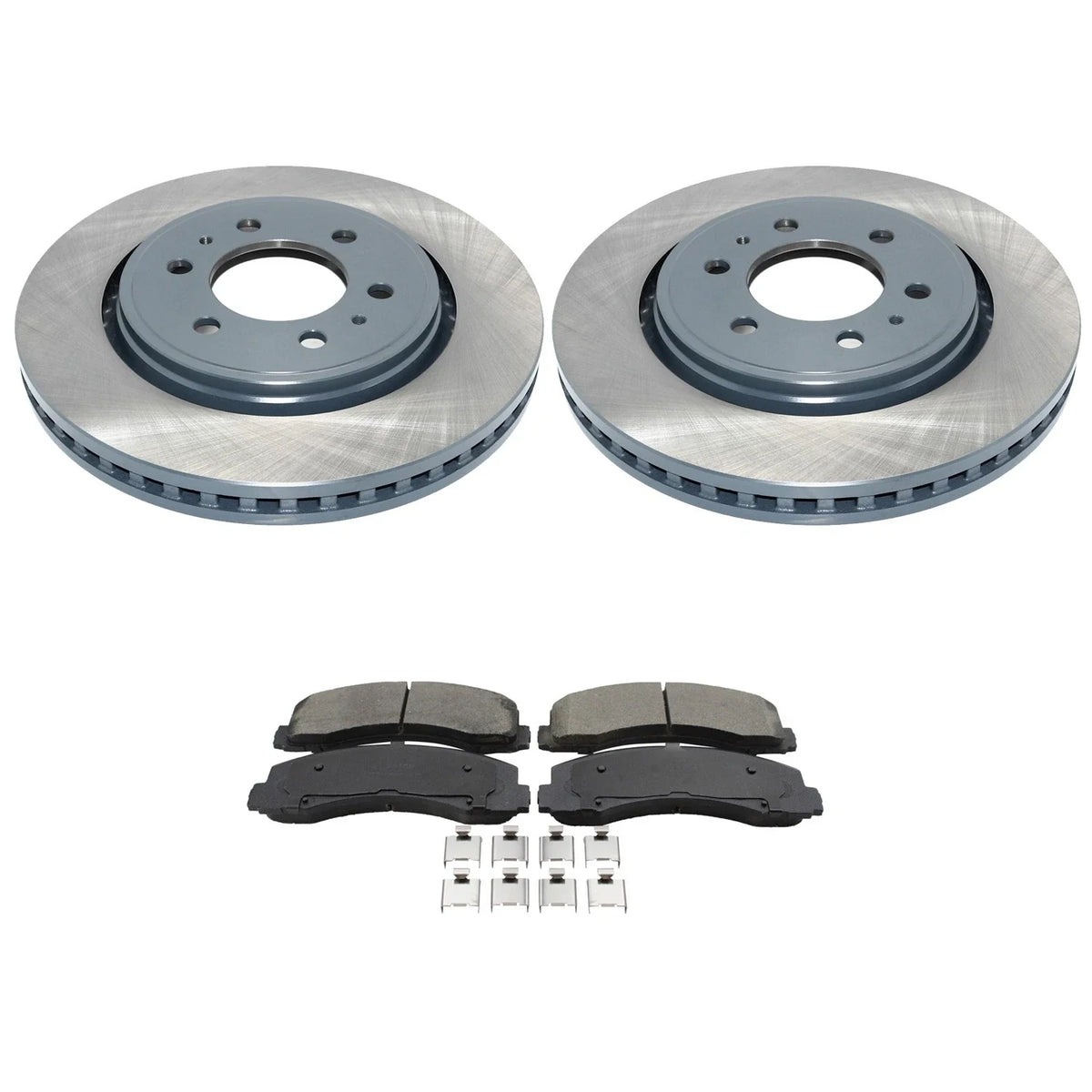 DuraGo Front Rotor & Bosch QuietCast Ceramic Disc Brake Pad Kit for F150 (2004–2023)