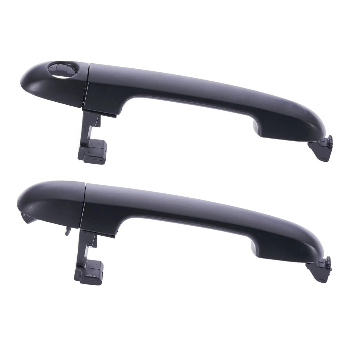 Set of 2 Front Left/Right Exterior Door Handles Black for Hyundai i30 (2007–2012)