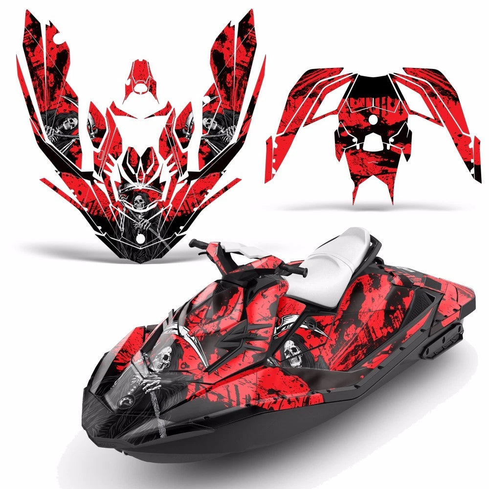 Graphic Stickers Decals for Sea-Doo Bombardier Spark 2UP (2014–2016)