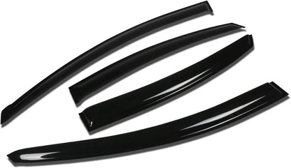 Set of 4 Tape-On Window Rain Guards for Hyundai Sonata (2011–2014)