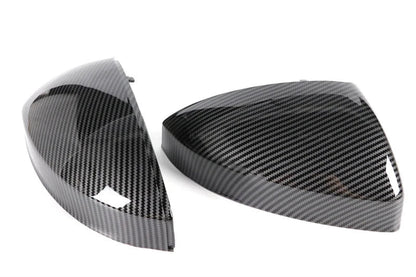 Carbon Fiber Style Side Wing Mirror Caps Covers for Audi TT (2014–2023)