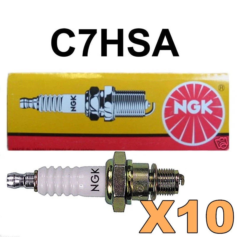 10X NGK C7HSA Spark Plug for 110 125cc 140cc PIT PRO Trail Quad ATV Buggy
