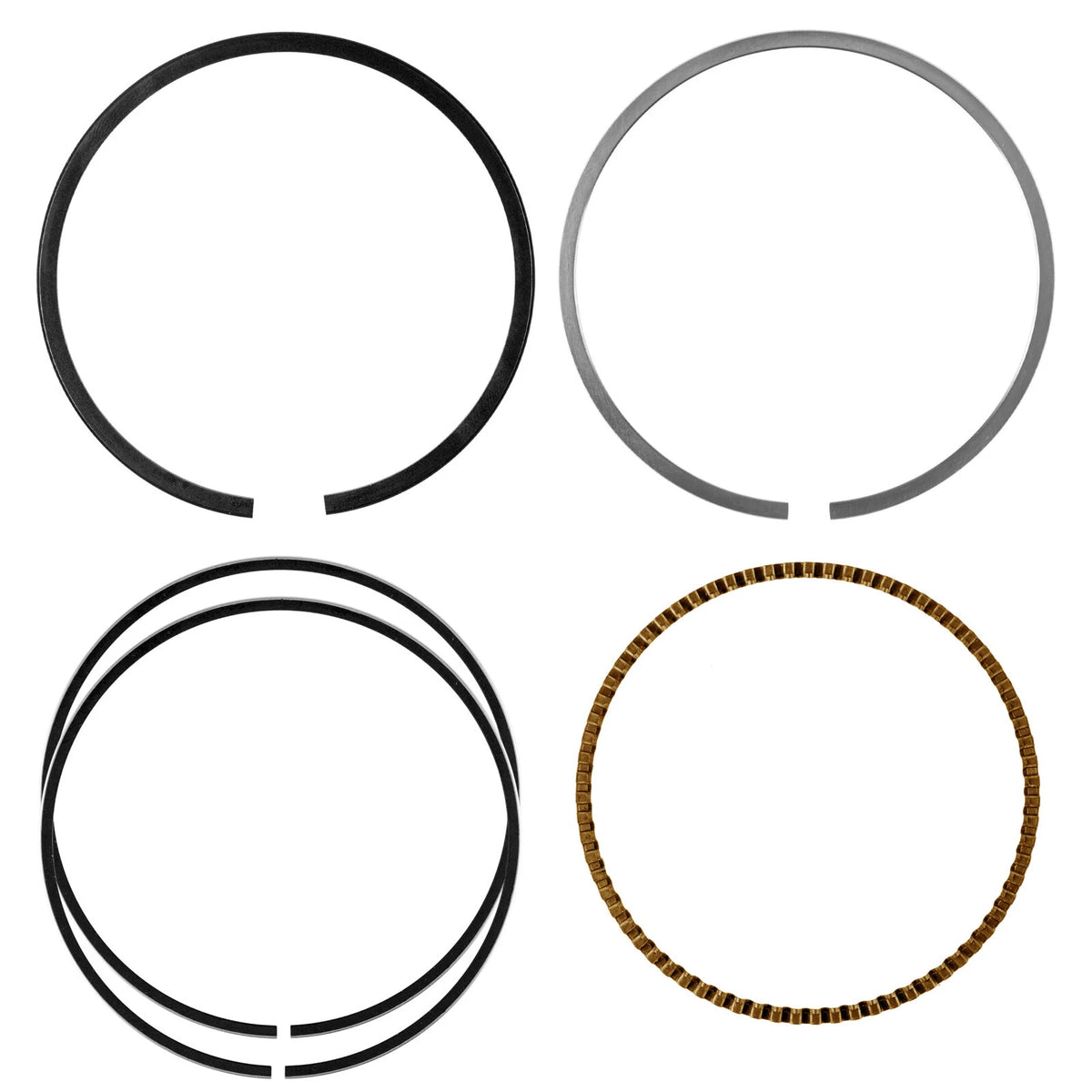 Cylinder Piston Ring for Honda TRX250 Recon 250 (1997–2001) PR111, 13011-HM8-003, 13011HM8003