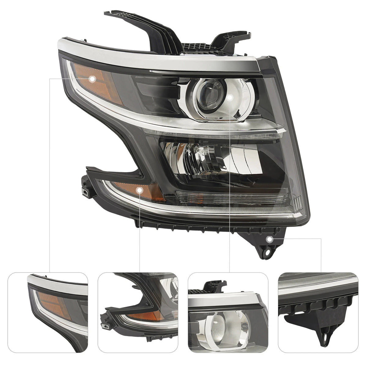 Xenon HID Headlight for Chevy Tahoe/Suburban (2015–2020) 84582598, GM2503406