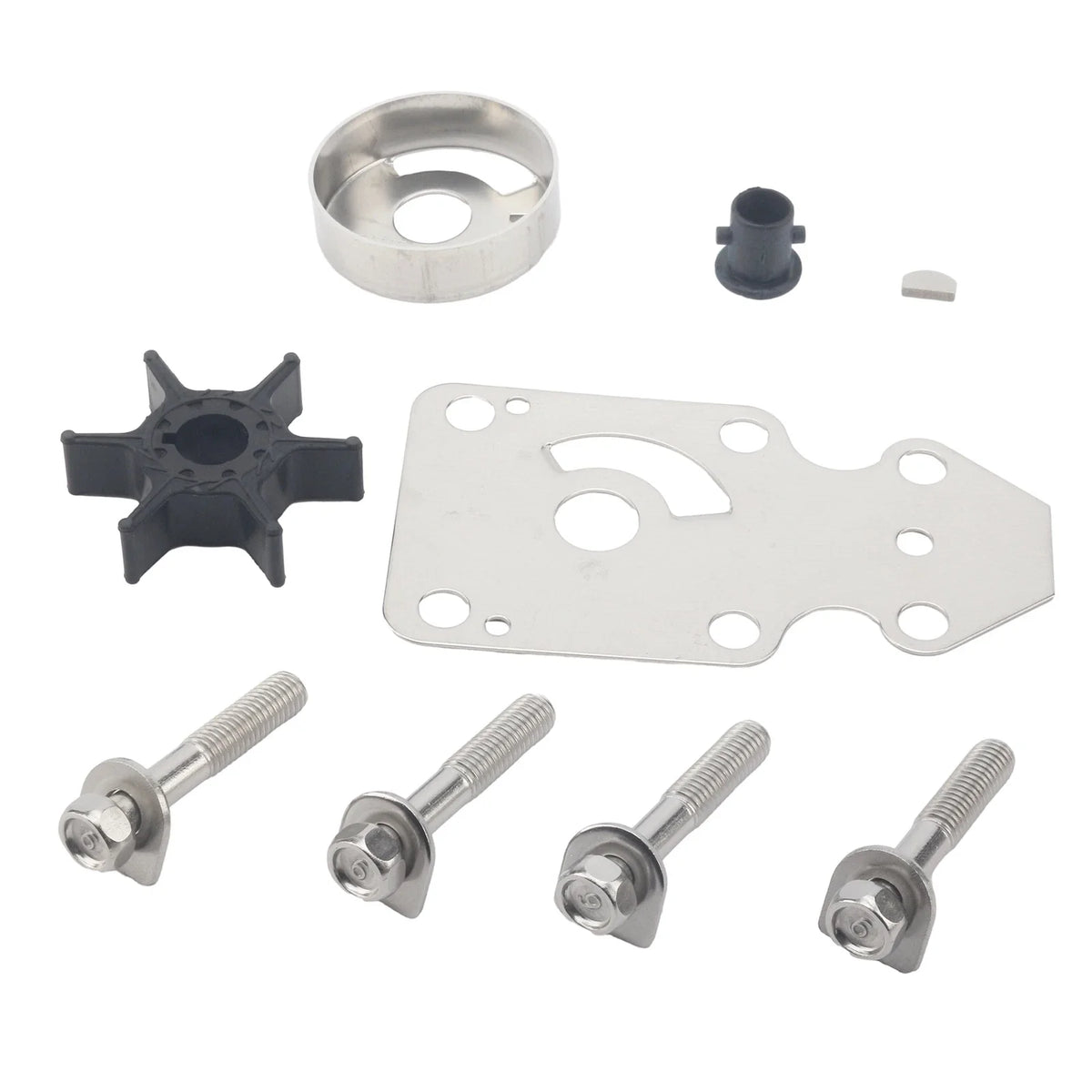 Water Pump Repair Kit for Yamaha 9.9 15 HP Outboard Motor (1990–2023)