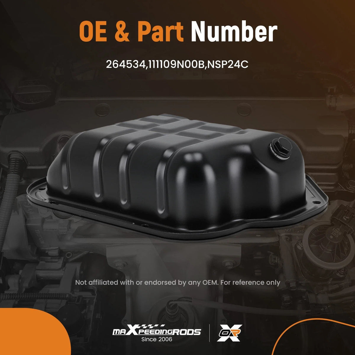 Lower Oil Sump Pan for Nissan Maxima 3.5L V6 (2008–2018)