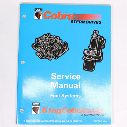 Service Manual for Johnson Evinrude OMC Cobra Stern Drives (LSS-3030)