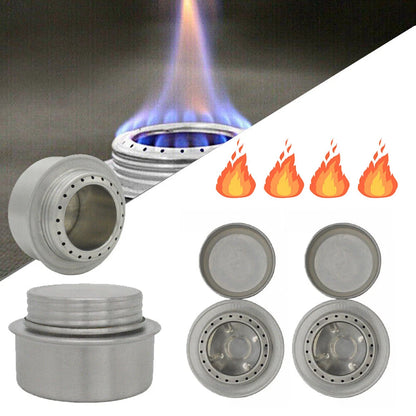 2X Portable Alcohol Stove Burner for Backpacking Hiking Camping Tool