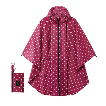Hooded Rain Ponchos for Adult (Waterproof, Lightweight)