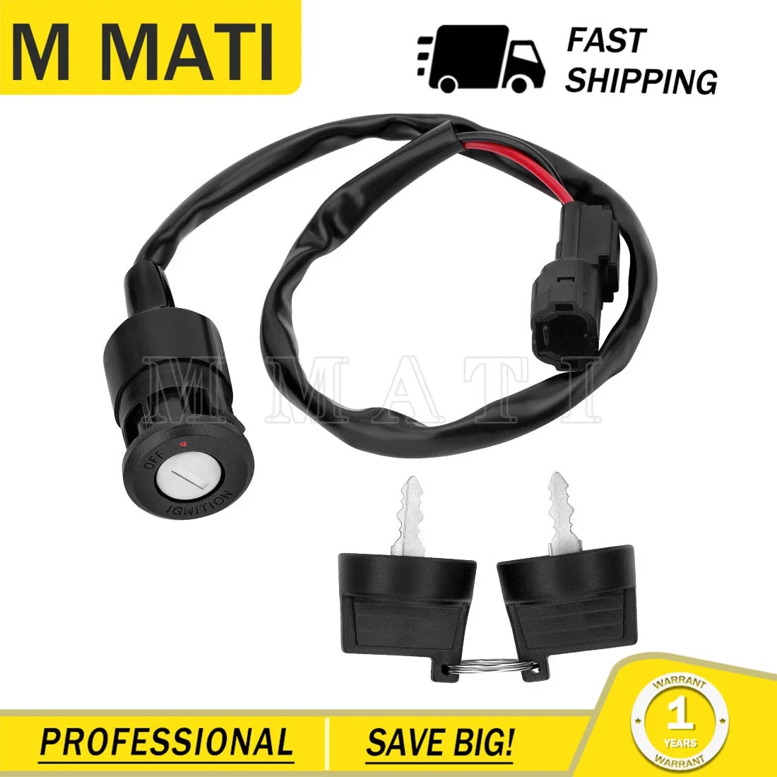 Ignition Key Switch for Honda TRX90 (2006–2023)