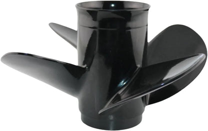 4 Blade Aluminum Prop for Mercury Mariner 9.9-25hp (10" Dia, 14" Pitch, 10 Tooth)