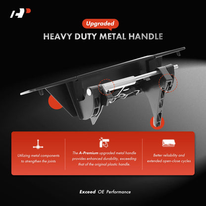 Upgraded Metal Tailgate Handle for Ram 1500 2500 3500 (2011–2018) 55397292AB