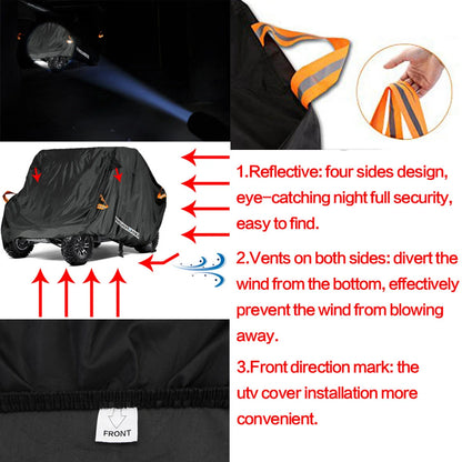 UV Rain Cover for Polaris RZR XP 4 S4 900 1000 (300D)