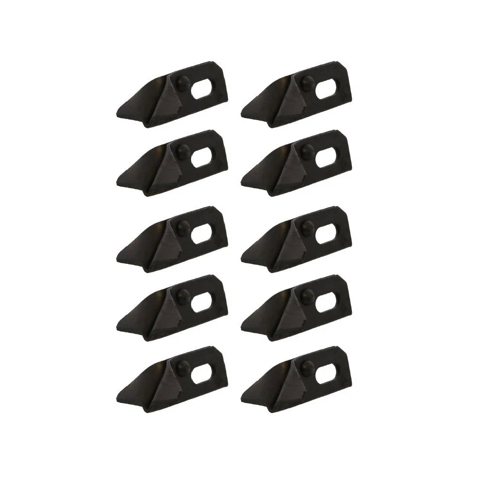 Set of 10 Flail Blades for Ford Flail Mowers
