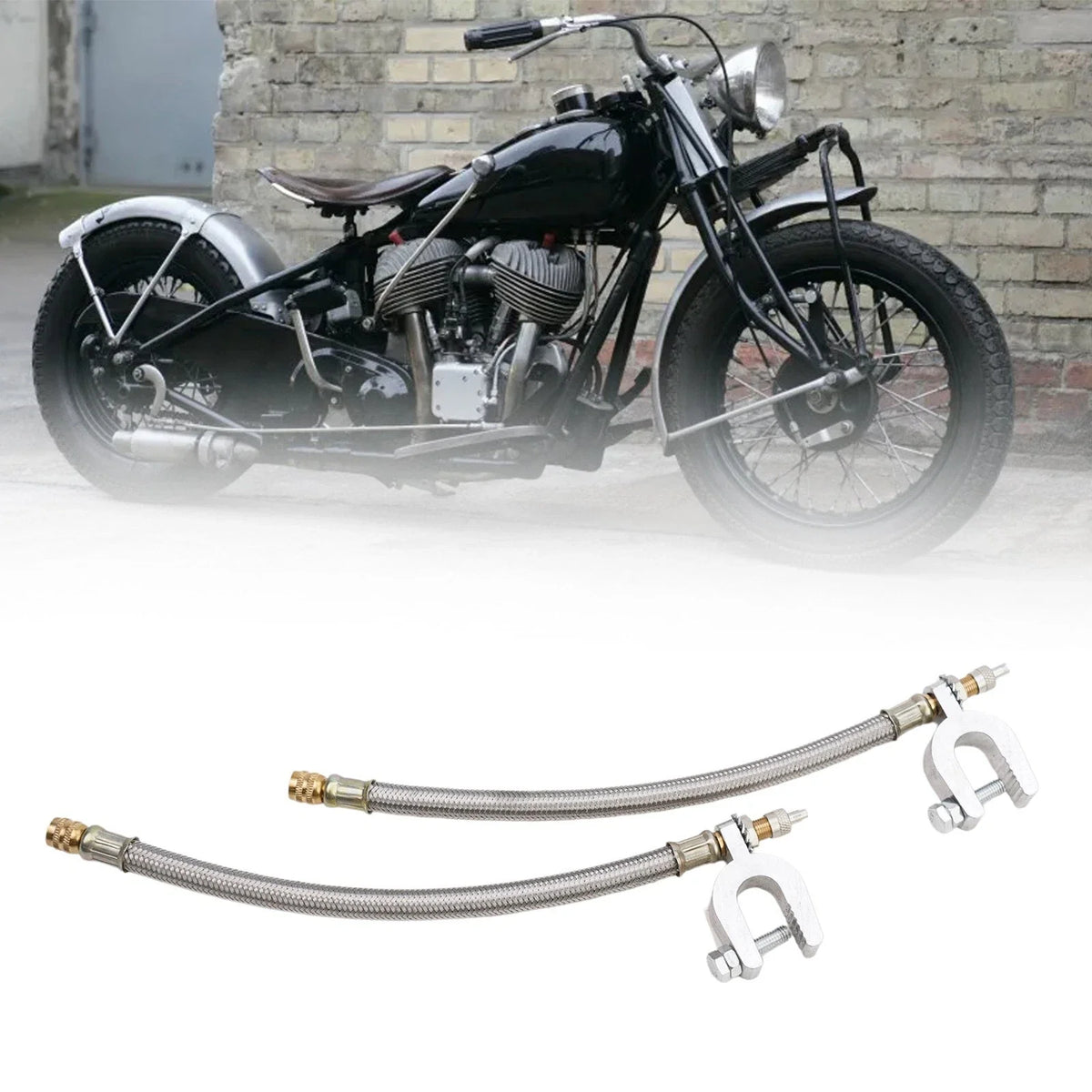 Dual Wheel Valve Stem Extension Set of 2 for Stainless Steel
