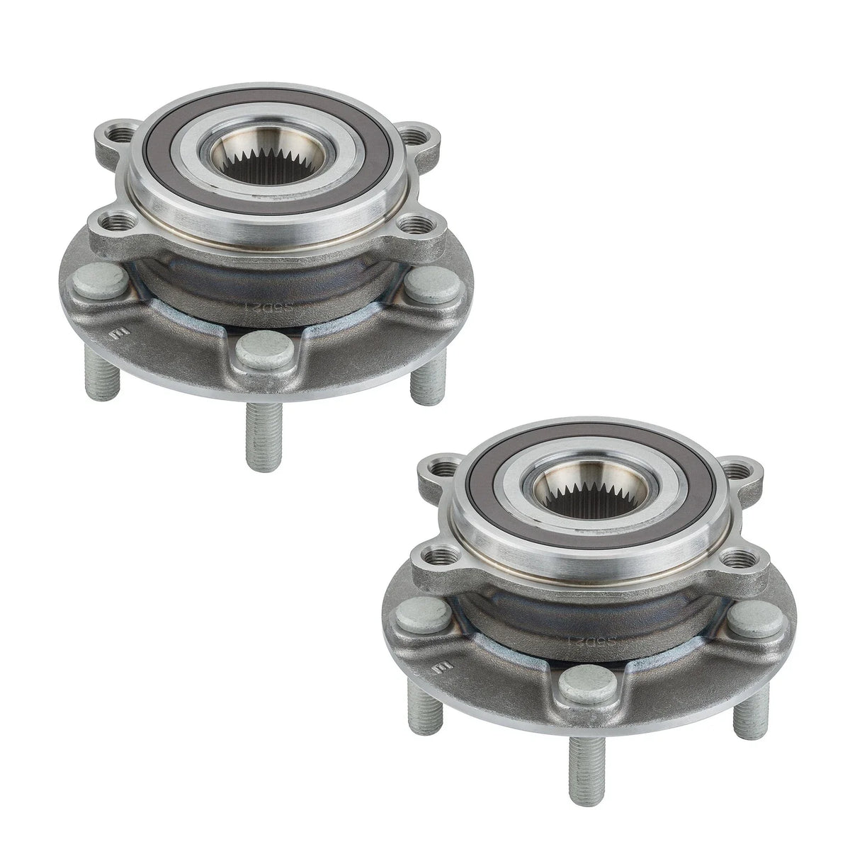 Set of 2 Front Moog Wheel Bearing and Hub Assemblies for Mazda 6 CX-5 (2014–2021)