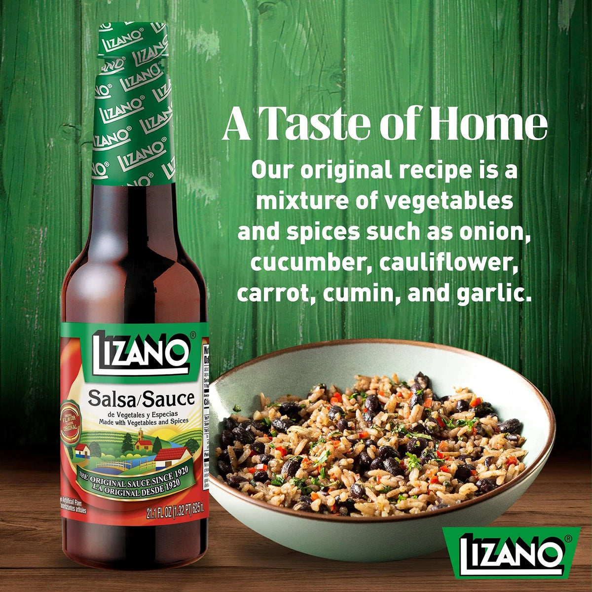 Lizano Salsa Sauce with Vegetables and Spices for Cooking (Pack of 1)