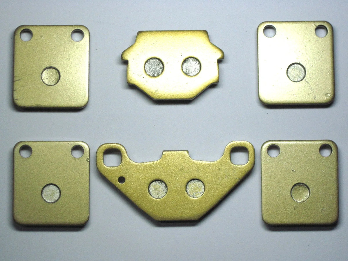 Set of 12 Front Rear Brake Pads for Suzuki Vinson 500 4X4 (2003–2006)