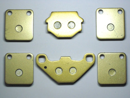 Set of 12 Front Rear Brake Pads for Suzuki Vinson 500 4X4 (2003–2006)