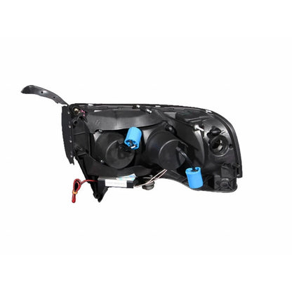 Projector Headlights w/ Halo Chrome for Dodge Ram 1500 (1994–2001) TLX-anz111195-CL360A71
