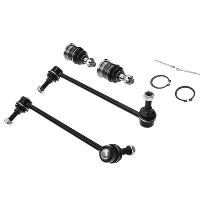 Set of 4 Front Ball Joints Sway Bar for Ford Taurus (1996–2007) K8687 K8734 K8735