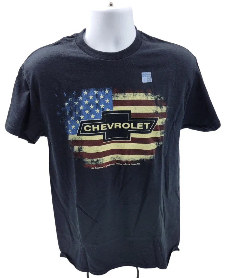 Replacement Black T-Shirt with Chevrolet Bowtie Emblem for Chevrolet Owners (2020–2026)