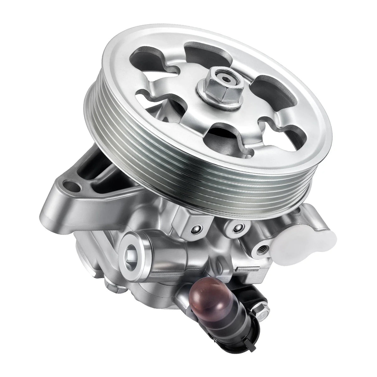 Power Steering Pump w/ Pulley for Acura MDX (2003–2013) 3.5L, 3.7L