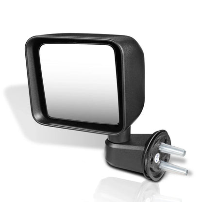 OE Style Manual Adjust Side View Door Mirror Left for Jeep Wrangler JK (2007–2018)