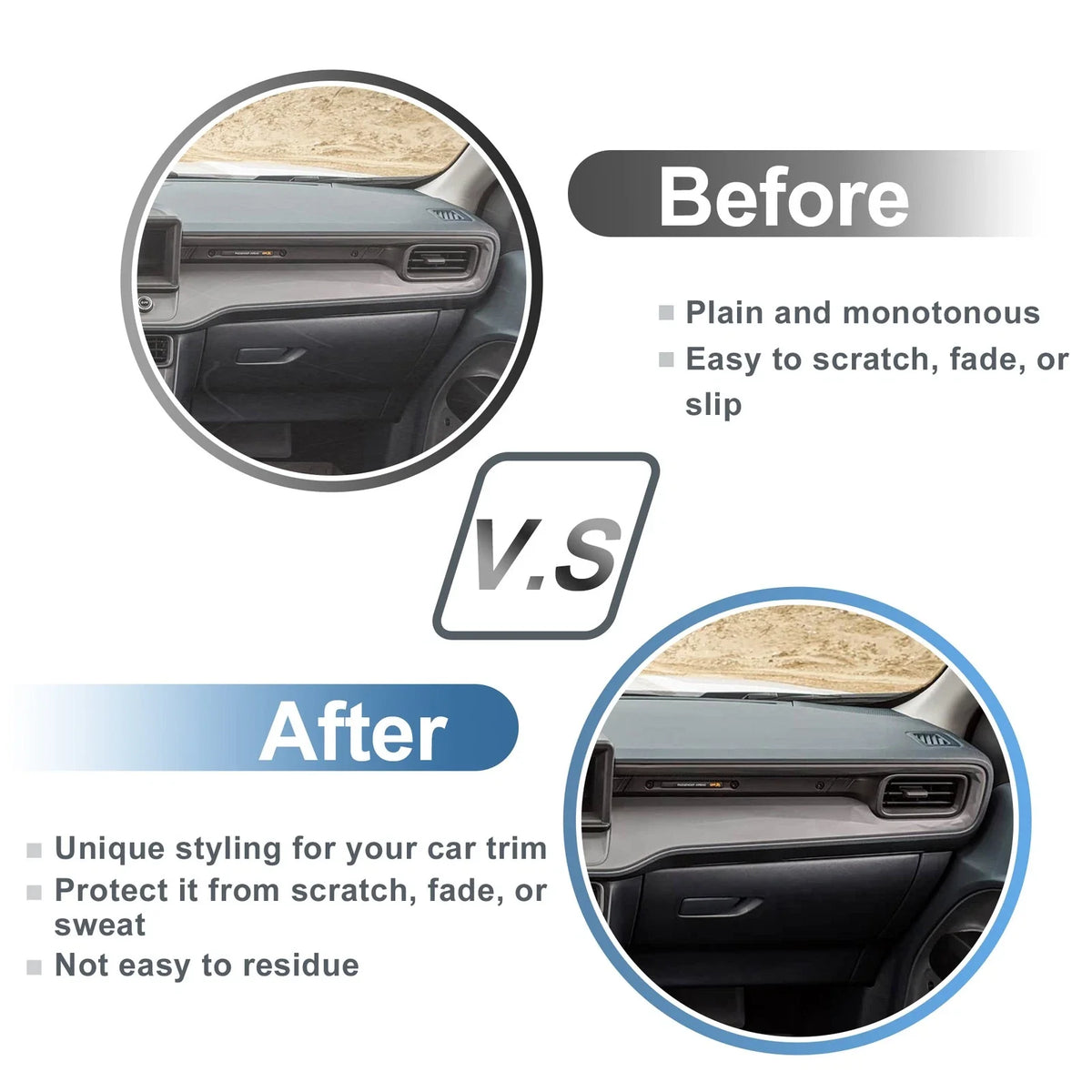 Air Condition Outlet Vent Trim Cover Frame for Ford Maverick (2022–2023)
