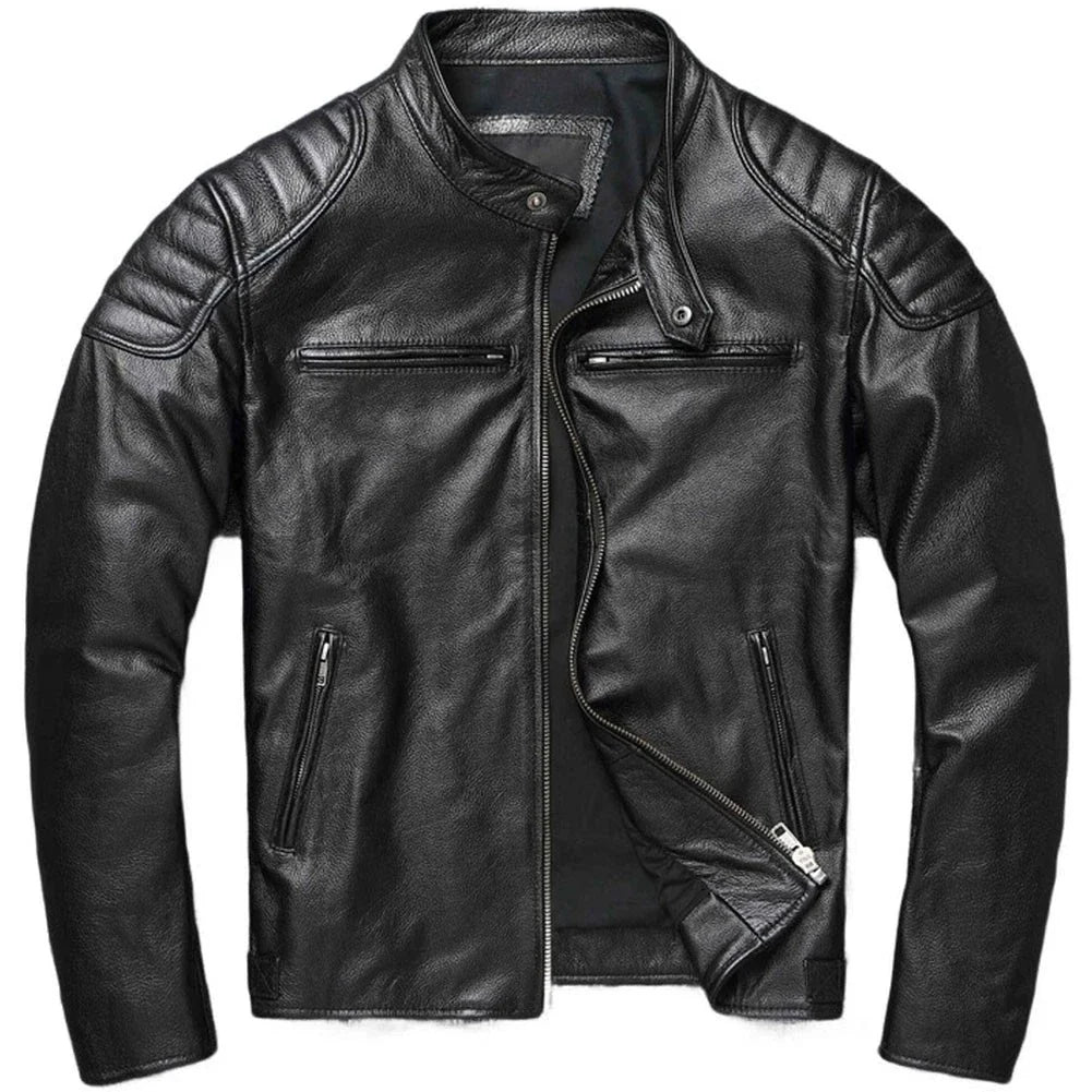 Imitation Leather Jacket for Men - Casual Wear Daily Use Holiday Attire