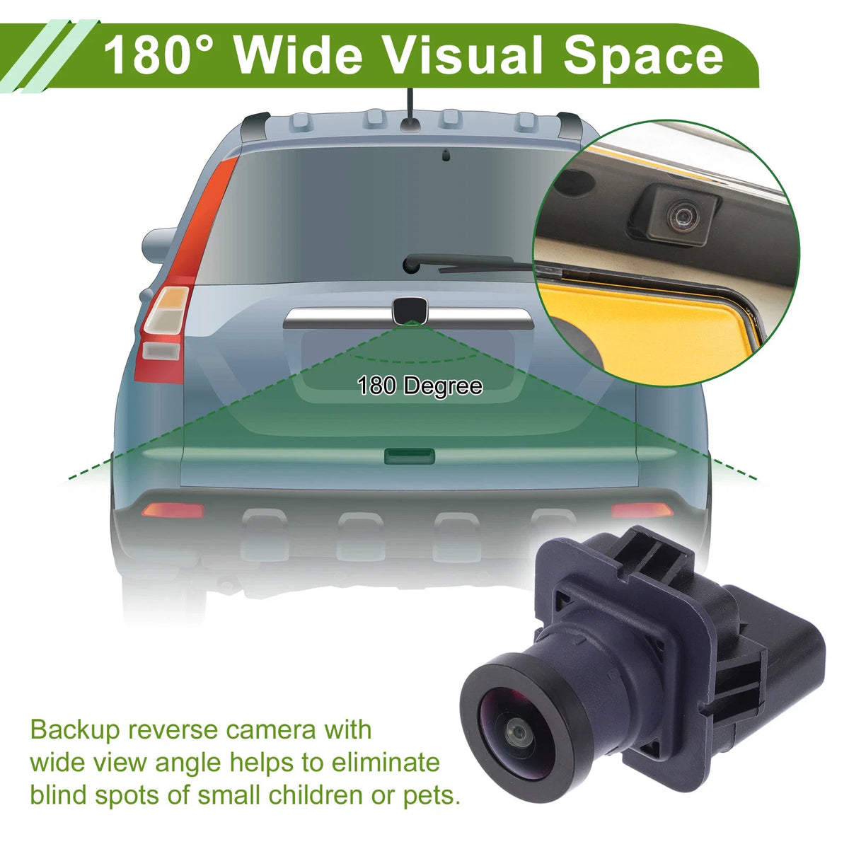 Rear View Camera for Ford F-150 (2011–2014) 120-180 Degree