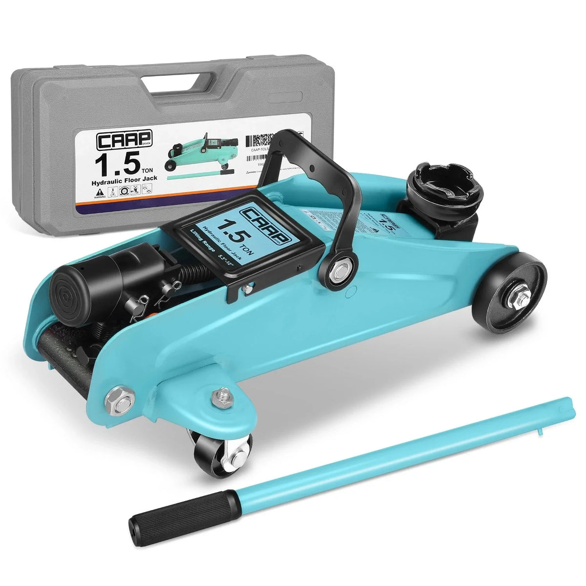 Hydraulic Floor Jack 3000lbs Capacity for Sky Blue Steel (5.3-12in)