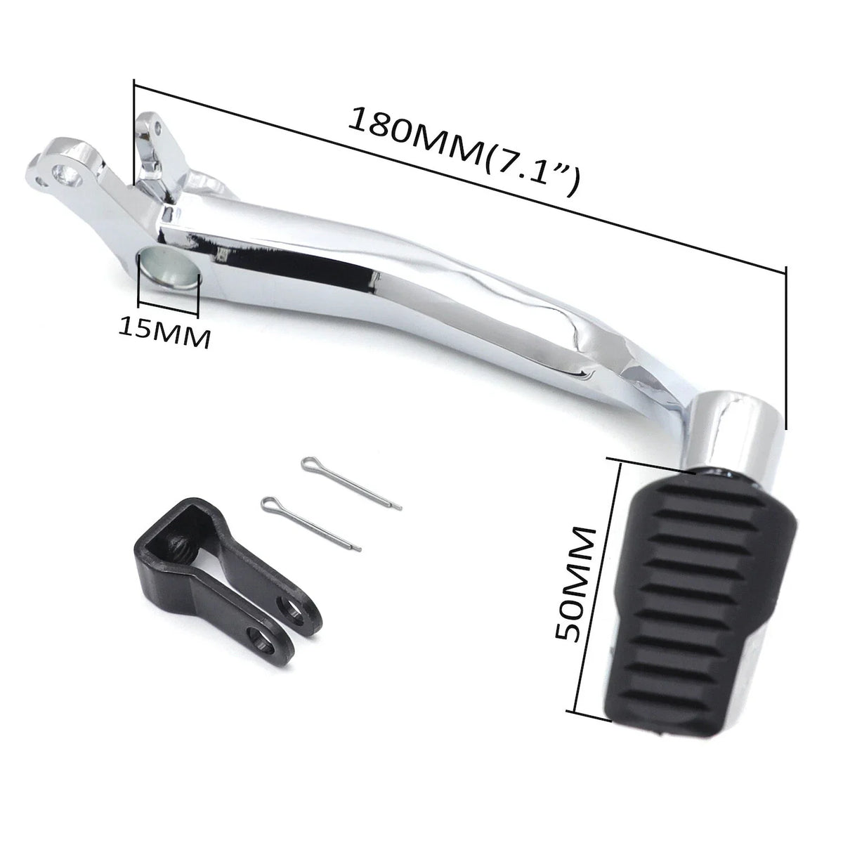 Chrome Omni Driver Brake Foot Control Lever for Honda Gold Wing GL1800 (2018–2021)