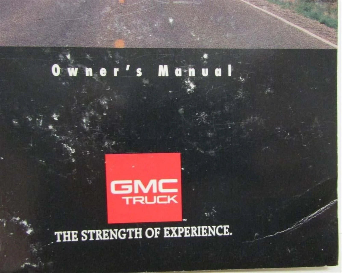 Owners Manual for GMC Truck Jimmy (1993)
