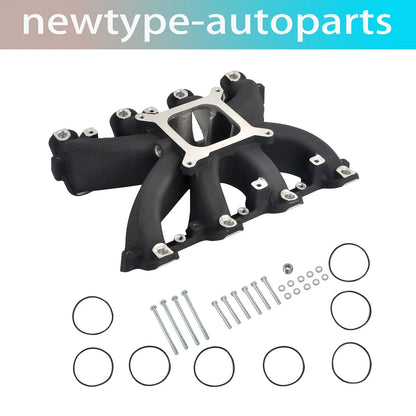 Single Plane EFI Intake Manifold for GM LS1 LS2 LS6 (2001–2009) 300-137 Black