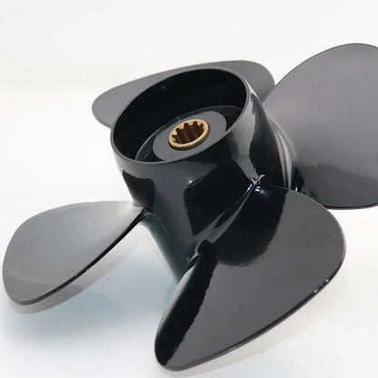 Aluminum 4 Blade High Thrust Propeller 7 Pitch for Suzuki 25-30HP