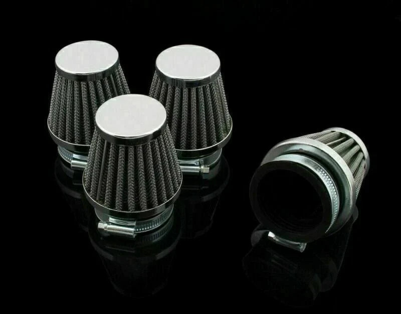 4X Air Filter for Honda CB750K/Kawasaki KZ/Suzuki GS550 (38-40 mm)
