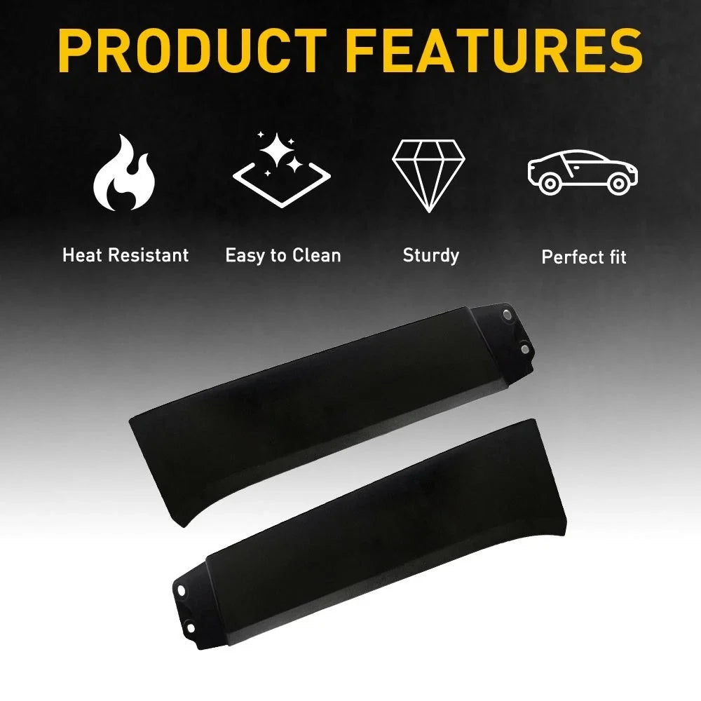 2X Headlight Molding Trim Lower Filler for Toyota Tundra (2007–2013) Sequoia (2008–2012)