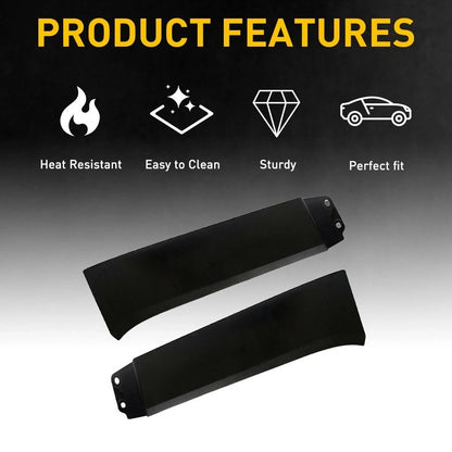 2X Headlight Molding Trim Lower Filler for Toyota Tundra (2007–2013) Sequoia (2008–2012)