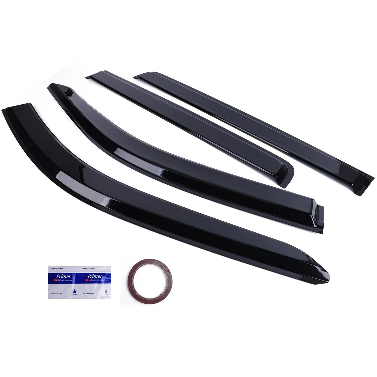 Set of 4 Rain Guards Vent Visors for Chevrolet Silverado (2019–2026) GW0222