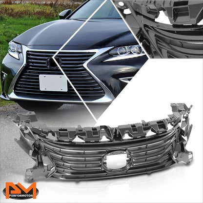 Grille for Lexus ES300H ES350 (2016–2018) Horizontal Slats w/Badge Slot