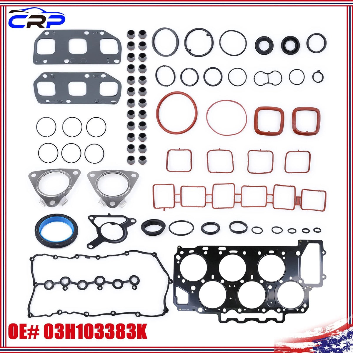 Cylinder Head Gasket Kit for Audi Q7 (2007–2014) 03H103383K, 03H133237B, 03H253039E