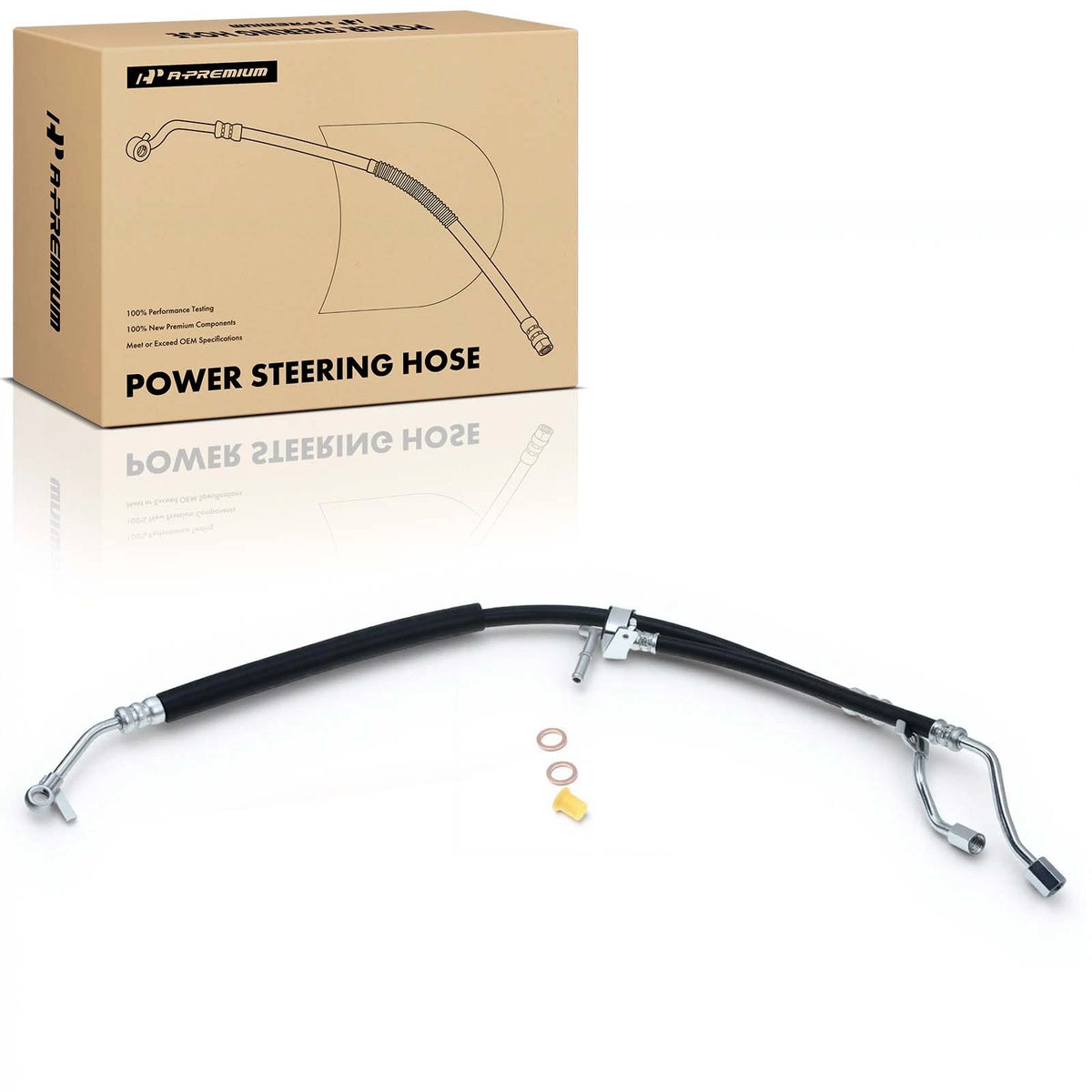 2X Power Steering Pressure & Return Line Hose for Subaru Impreza (2008–2011) 34610-AG020, 34610-AG021, 3403940