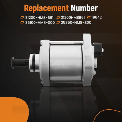 Starter 19642 for Honda Recon 250 TRX250TM (2008–2020)