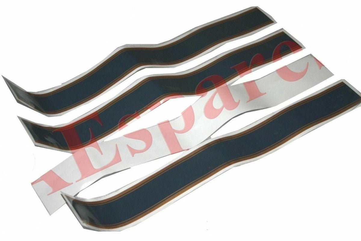 Set of 4 Fuel Tank & Mudguard Decorative Center Lining Strips for