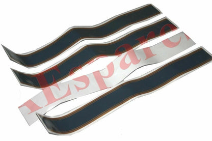 Set of 4 Fuel Tank & Mudguard Decorative Center Lining Strips for