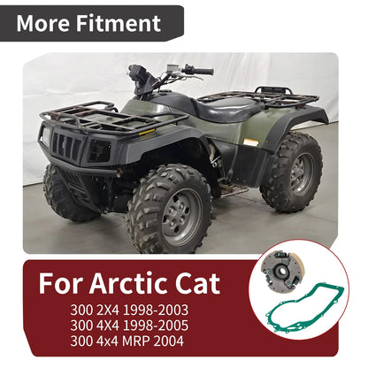 Centrifugal Clutch Carrier + Gasket Kit for Arctic Cat 300 4x4 (2004) 3446-128, 3402-794, 3402-280
